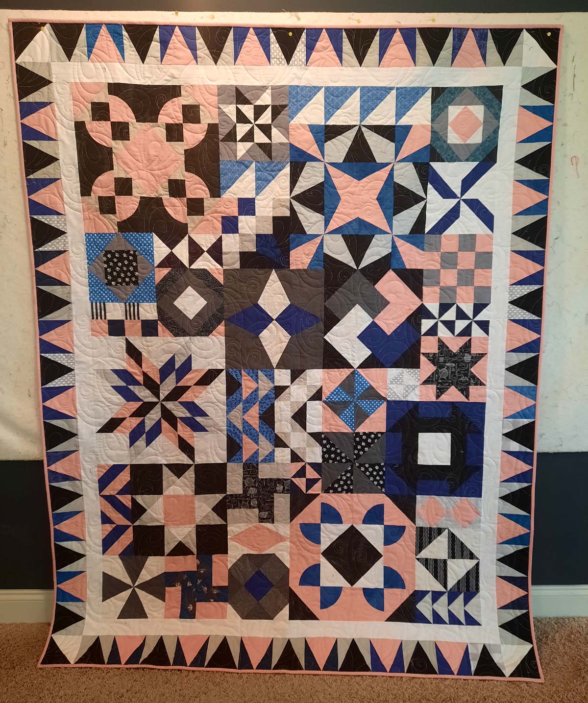 Jumbled Quilt Pattern