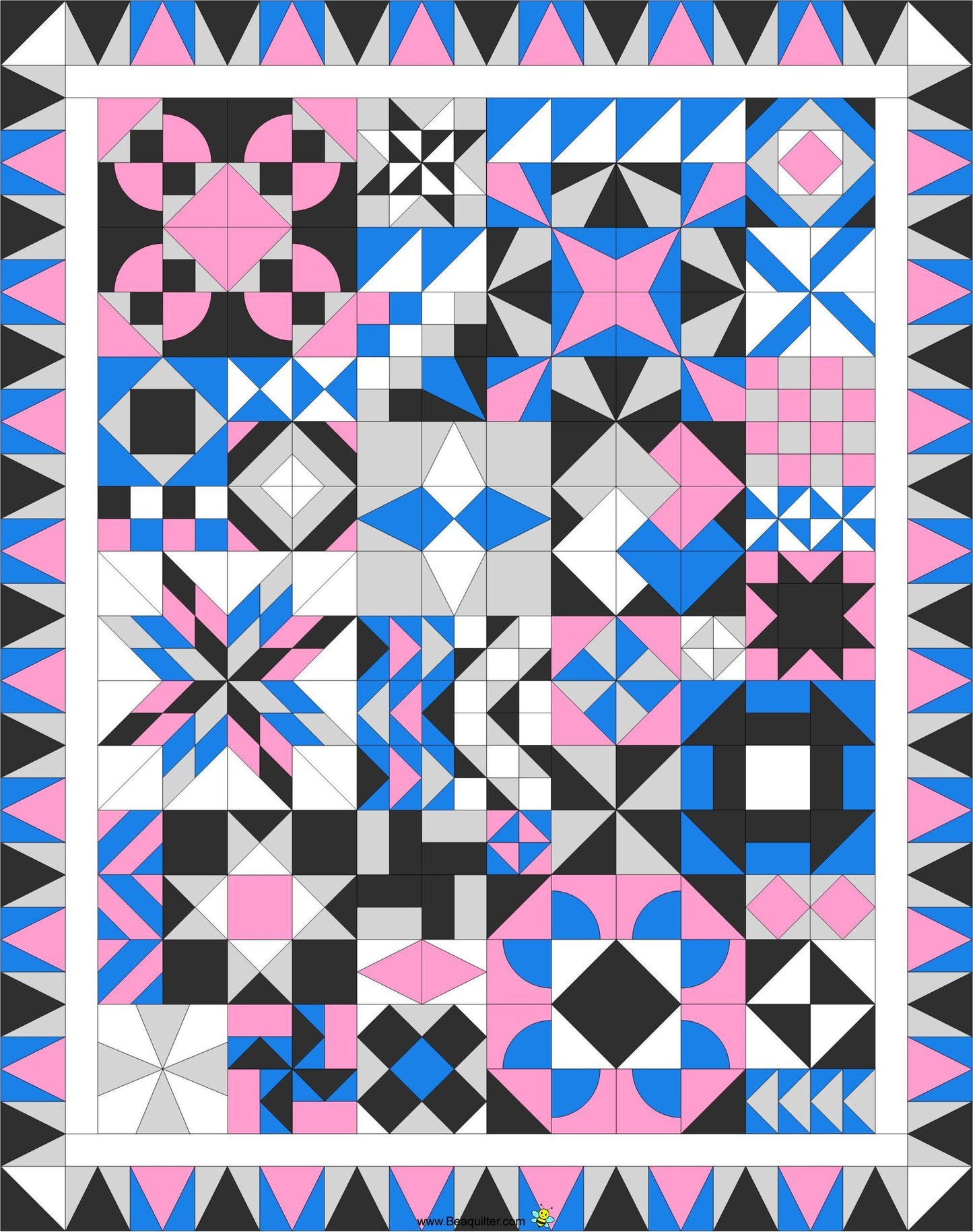 Jumbled Quilt Pattern